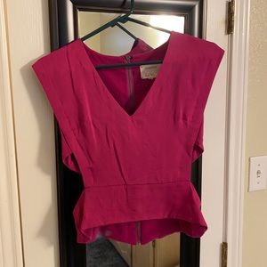 Fushia top size Small